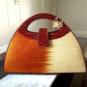 Le Sac for Kultura Ombré Purse Handled Clutch Bag